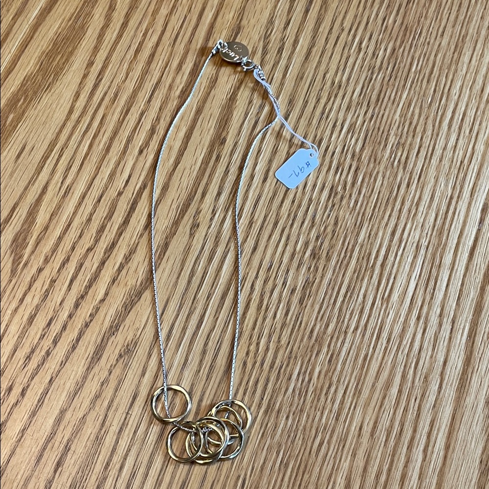 Elegant Gold and Silver Necklace